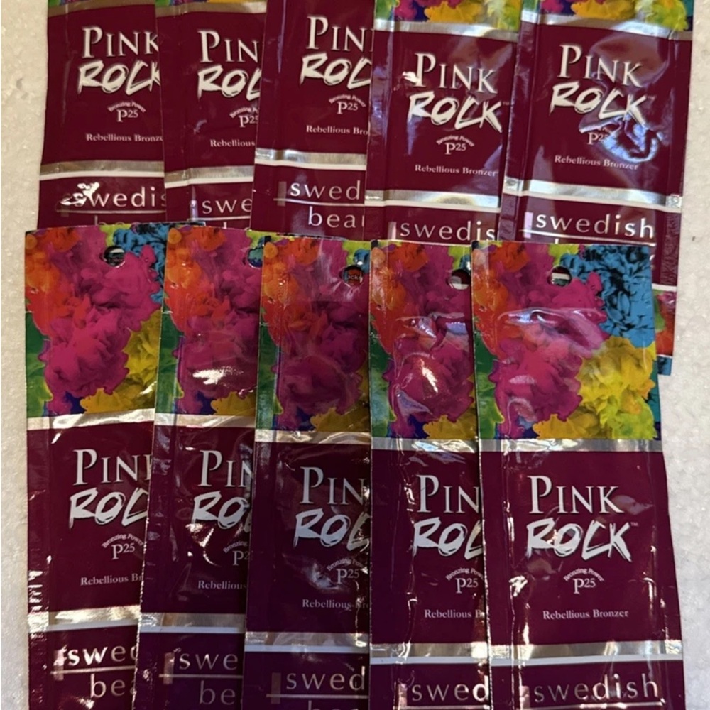 Swedish Beauty lot of 10 Pink Rock bronzer packs